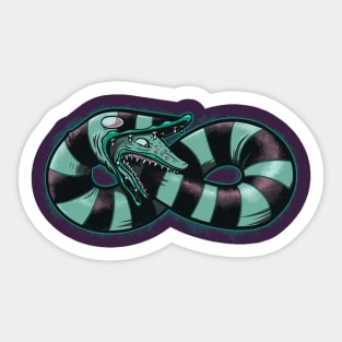 Infinity Worm Sticker